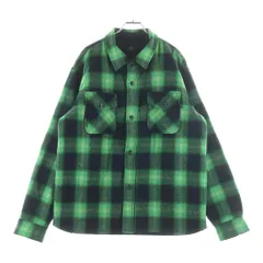 RATS (ラッツ) WOOL CHECK SHIRT JKT 25'RS-1104 ウール チェック シャツ ジャケット グリーン/ブラックのサムネイル