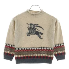 BURBERRY (バーバリー) ウール ニット セーター ベージュ キッズ BB802-763-40