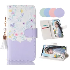 【新品】 Galaxy A25 5G用の ケース手帳型 docomo SC-53F/ SCG33ケース 手帳型 ギャラクシーa25 かわいい おしゃれ チャーム な タッセル ストラップ付き TPU スタンド機能 カード入れ収納 スマホケース カバー (G