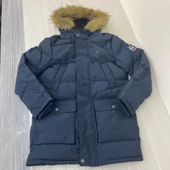 B460-1356779 未使用品 トミーヒルフィガー 中綿 ジャケット フード付き メンズ ネイビー US/S JP/M