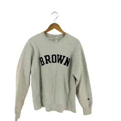 チャンピオン Champion 00S SALVADOR製 青単タグ REVERSE WEAVE BROWN ワッペン付き スウェット メンズ  M