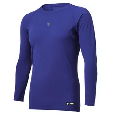 デサント DESCENTE ジュニア丸首長袖アンダーシャツ 野球 アンダーウェア/タイツ (DB5SUD20J)、(BL00)ブルー