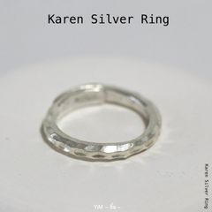 KarenSilver】ビンテージ シルバー トライバルリング ハンドメイド 