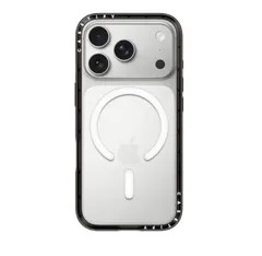 CASETiFY コンパクト iPhone 17 Pro ケース [MagSafe対応/薄型 軽量/耐衝撃] - クリア ブラック