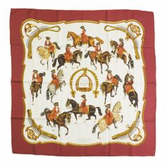 エルメス HERMES スカーフ カレ90 馬着 ディップダイ - メルカリ
