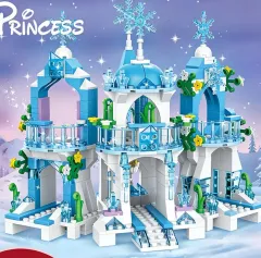 未開封 プリンセス アナと雪の女王 城 LEGOブロック 組立 玩具