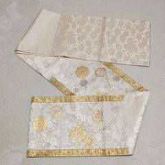 丹後ちりめん源氏物語千年 花柄 小紋反物 - メルカリ