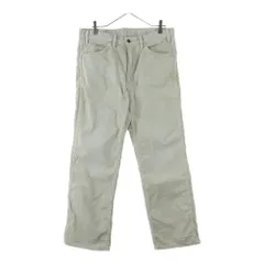 Levi's VINTAGE CLOTHING (リーバイス ビンテージ クロージング) 00s ビッグE 両面タブ ボタン裏刻印J ジップアップ コーデュロイパンツ ベージュ 8070