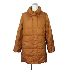 クリスチャンオジャール CHRISTIAN AUJARD コート ダウン ミドル丈 リバーシブル チェック 11AT オレンジ