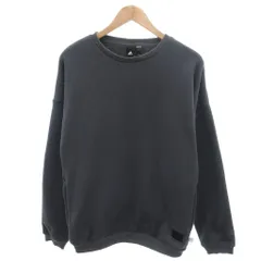 アディダス adidas スウェットシャツ M 灰色 グレー 長袖 ラウンドネック 裏起毛 ワッフル生地 HP1403 2FK001 /HW ■ECF001