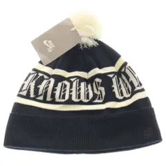 NIKE SB (ナイキエスビー) 2009 We Ride Hell Knows Beanie ヘル ノウズ プリント メリノウールニットビーニー ブラック 347642-010