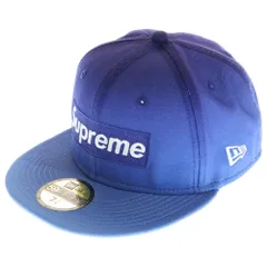 SUPREME (シュプリーム) 23SS × New Era Gradient Box Logo Cap ニューエラ グラディエント ボックスロゴ ベースボールキャップ 帽子 ブルー