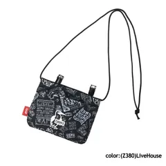 【新品】チャムス CHUMS Recycle Attached Pocket Shoulder Pouch 2WAY CH60-3956-Z380-00 LiveHouse ライブハウス