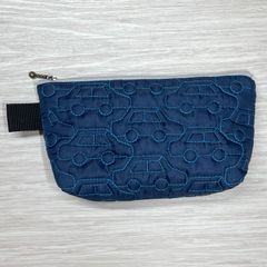 印伝 トンボ柄 コインケース 小銭入れ ネイビー - メルカリ