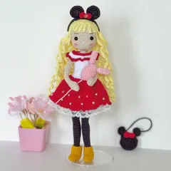 あみぐるみ・女の子♡ミニちゃんコスチューム・お人形さん