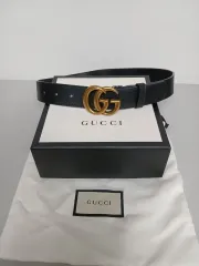 グッチ GGマーモント ブラック レディースベルト フルセット