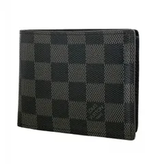 【6bc3906】ルイヴィトン 財布 ダミエ・グラフィット ポルトフォイユマルコNM N63336 ブラック【中古】メンズ