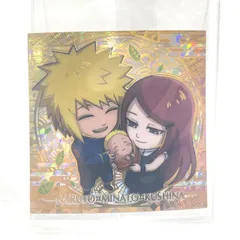 ★NARUTO ナルト NARUTO＆MINATO & KUSHINA CR 忍界4-34 ステッカー シール 未開封品★007191
