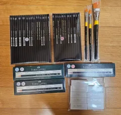 受験美術 鉛筆 消しゴム 絵筆 まとめ売り