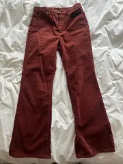 UNIQLO ブリック コーデュロイ ブーツカット パンツ