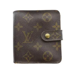 ルイヴィトン LOUIS VUITTON M61667 二つ折り財布 ウォレット レザー PVC モノグラム ラウンドファスナー 茶 ブラウン ■GY11 /MQ ■OH