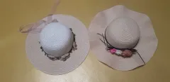 リゾート ミール レディース つば 帽子2個