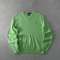 95 ポロ ラルフ ローレン ピマコットン Vネック ニット
