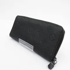 【瀬戸大橋店】 中古 LOUIS VUITTON | ルイ・ヴィトン 長財布 モノグラム シャドウ ジッピーウォレット・ヴェルティカル M62902 ブラック 【125】