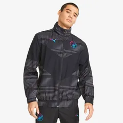 【送料無料・匿名配送】Mサイズ PUMA プーマ マンチェスター・シティ 21/22 プレマッチ ジャケット 新品 正規品 並行輸入 日本未発売