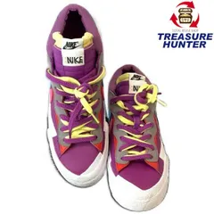 【中古】NIKE ×　sacai ×　KAWS　ブレザー　ロー　BLAZER LOW　DM7901-500 スニーカー　27.0ｃｍ　PURPLE DUSK　パープル　ダスク　コラボ　シューズ 【101044074008】