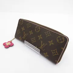 【瀬戸大橋店】 中古 LOUIS VUITTON | ルイ・ヴィトン 長財布 モノグラム ポルトフォイユ・クレマンス M64201 ブラウン 【125】