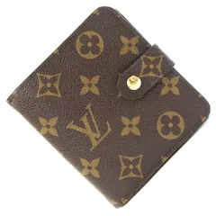  ルイヴィトン 二つ折り財布 モノグラム コンパクトジップ