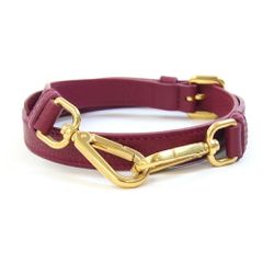 miumiu 赤 レザー ブレスレット 鳥チャーム - メルカリ