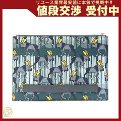 Furla clutch bag, Marte, gray/green, pre-owned.