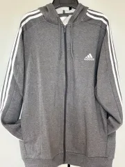 L アディダス メンズ エッセンシャル フリース 3S フルジップアップ フーディー IJ6480