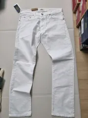 ポロラルフローレン 白 デニム パンツ