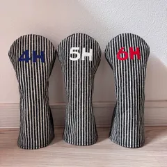 Dokan様専用です。　ゴルフヘッドカバー　フェアウェイウッド用3点セット　ハンドメイド