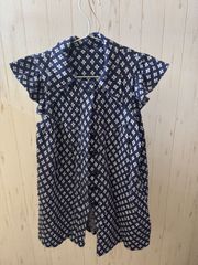 総刺し子 フリルスリーブ 半袖tシャツ ペプラムトップス - メルカリ