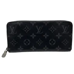 ルイ・ヴィトン LOUIS VUITTON ジッピーウォレット・ホリゾンタル M11611 ブラック モノグラム・エクリプス メンズ 長財布