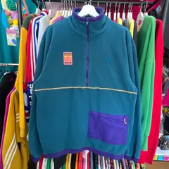adidas ハーフジップ フリース プルオーバー アディダス