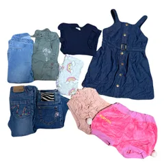 100cm 女の子　まとめ売り　デニムパンツ　ショートパンツ　Tシャツ　レギンス　BABYDOLL H&M bebe