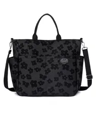 大きめ 軽量 シンプル 軽い 無地 レディース ママバッグ かわいい かばん おしゃれ ファスナー付き ミニトートバッグ 通勤 通学 旅行 Yayoi] 丈夫 収納力 [House 便利 ナイロン