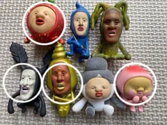 【4個セット】こびとづかん おすわりマスコット　2 ガシャポン　ガチャガチャ　ガチャ　フィギュア　こびとずかん　こびと図鑑　イチゴクレナイ　シノビイエコビト　バイブスマダラ　アラシクロバネ　タカラコガネ　カクレケダマ　カクレモモジリ　シークレット