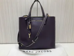 MARC JACOBS マークジェイコブス 2WAY レザー ショルダーバッグ The Mini Grind パープル