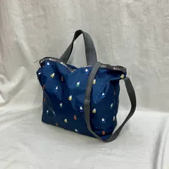 LeSportsac レスポートサック 2way トートバッグ ショルダーバッグ ELUXE EASY CARRY TOTE 4360 ミッフィーアンドフレンズ ネイビー 紺