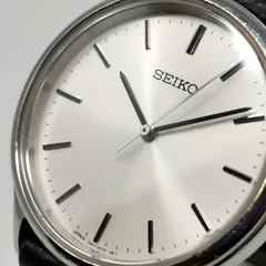 セイコー  SEIKO メンズ腕時計　7N01-0BD0　クォーツ　文字盤シルバー 　牛革ベルト　電池切れのため動作未確認　シンプル　管理番号KKVHAKO136
