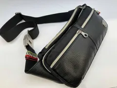 OROBIANCO／ボディバッグ／ブラック／レザー／イタリア製／ウェストバッグ