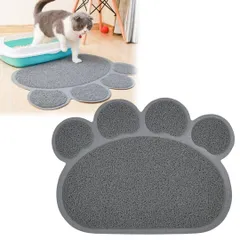 I'm so happy 猫 砂取りマット 飛び散り防止 トイレ 食事マット 犬 ペットマット 洗える 滑り止め のサムネイル
