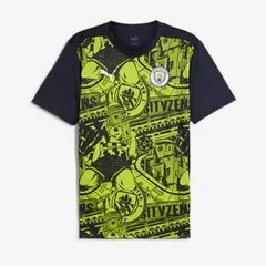 【送料無料・匿名配送】PUMA プーマ マンチェスター・シティ 24/25 プレマッチ シャツ 練習着 Tシャツ 半袖 新品 正規品