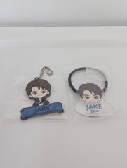 ENHYPEN JAKE 1 번 복권 고무 매력 아크릴 헤어 고무